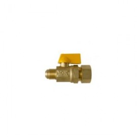 LLAVE DE CONTROL PARA GAS  1/2? TC X 3/8? Flare