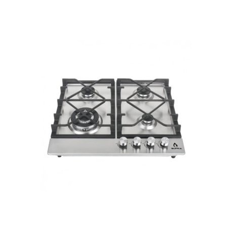 SUPRA PARRILLA DE GAS 4Q ACERO INOX 60CM