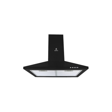 SUPRA CAMPANA DE MOÑO NEGRA 60 cm