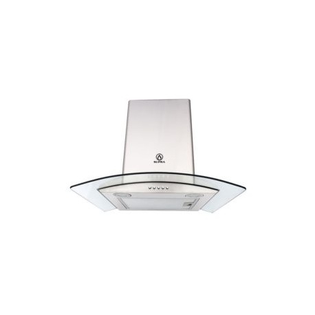 SUPRA CAMPANA DECORATIVA DE CRISTAL CURVO DE 60cm